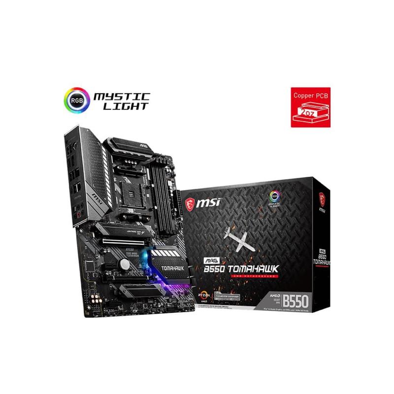 Placa Mãe MSI MAG B550 Tomahawk ATX AM4 DDR4 HDMI DisplayPort M.2